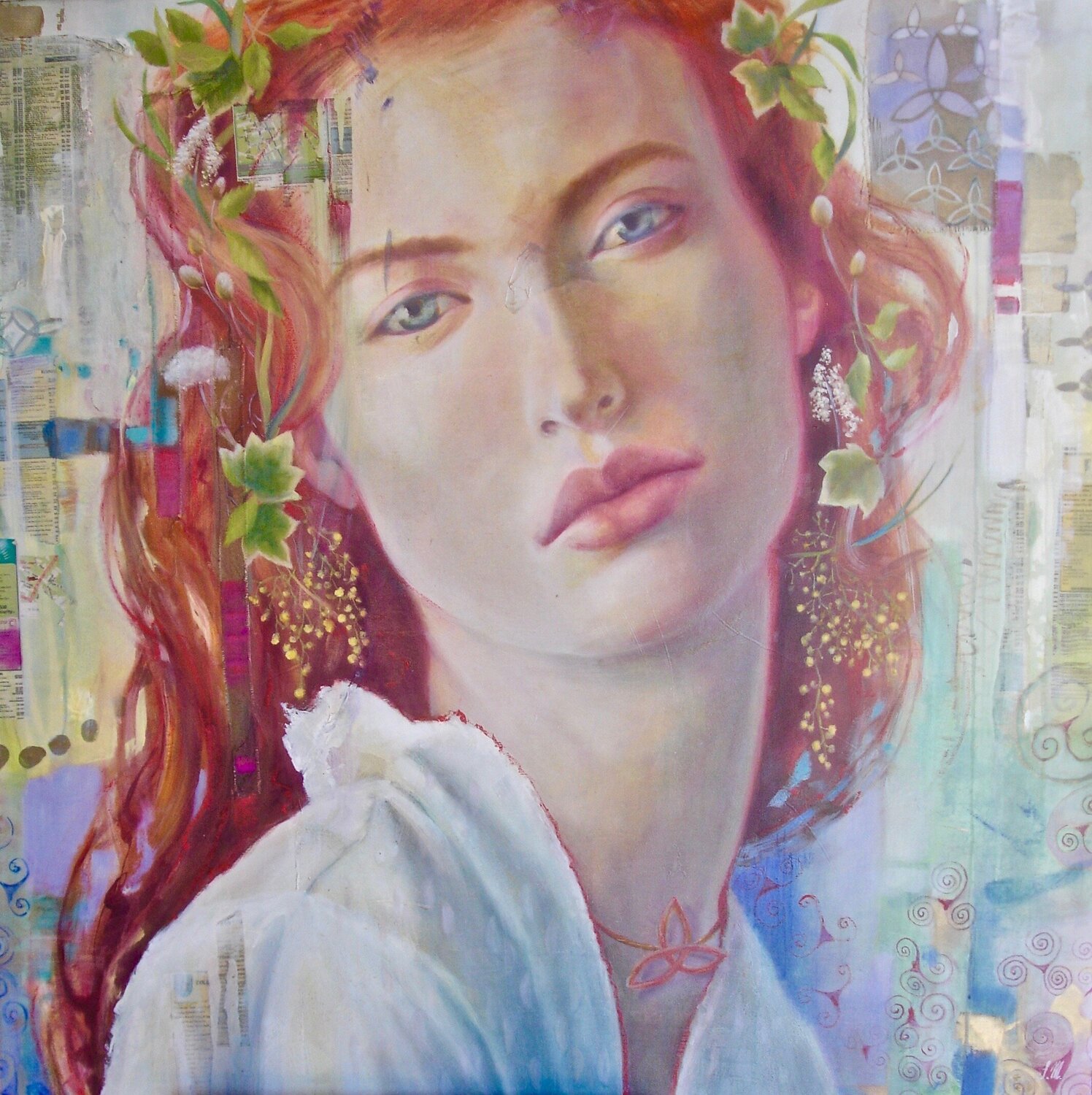 My number is three Simona Marziani Original painting for sale