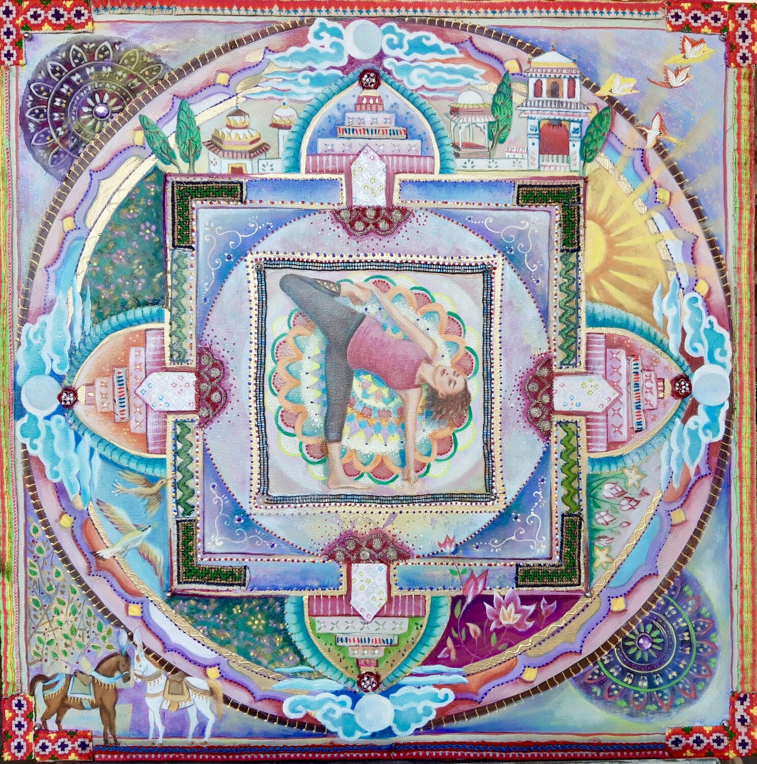 Half Moon Simona Marziani Original painting for sale