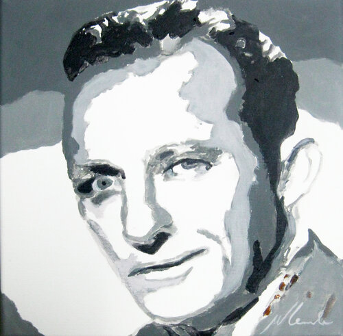PR 34 Bing Crosby by Willi Lemke, Painting for Sale on Select