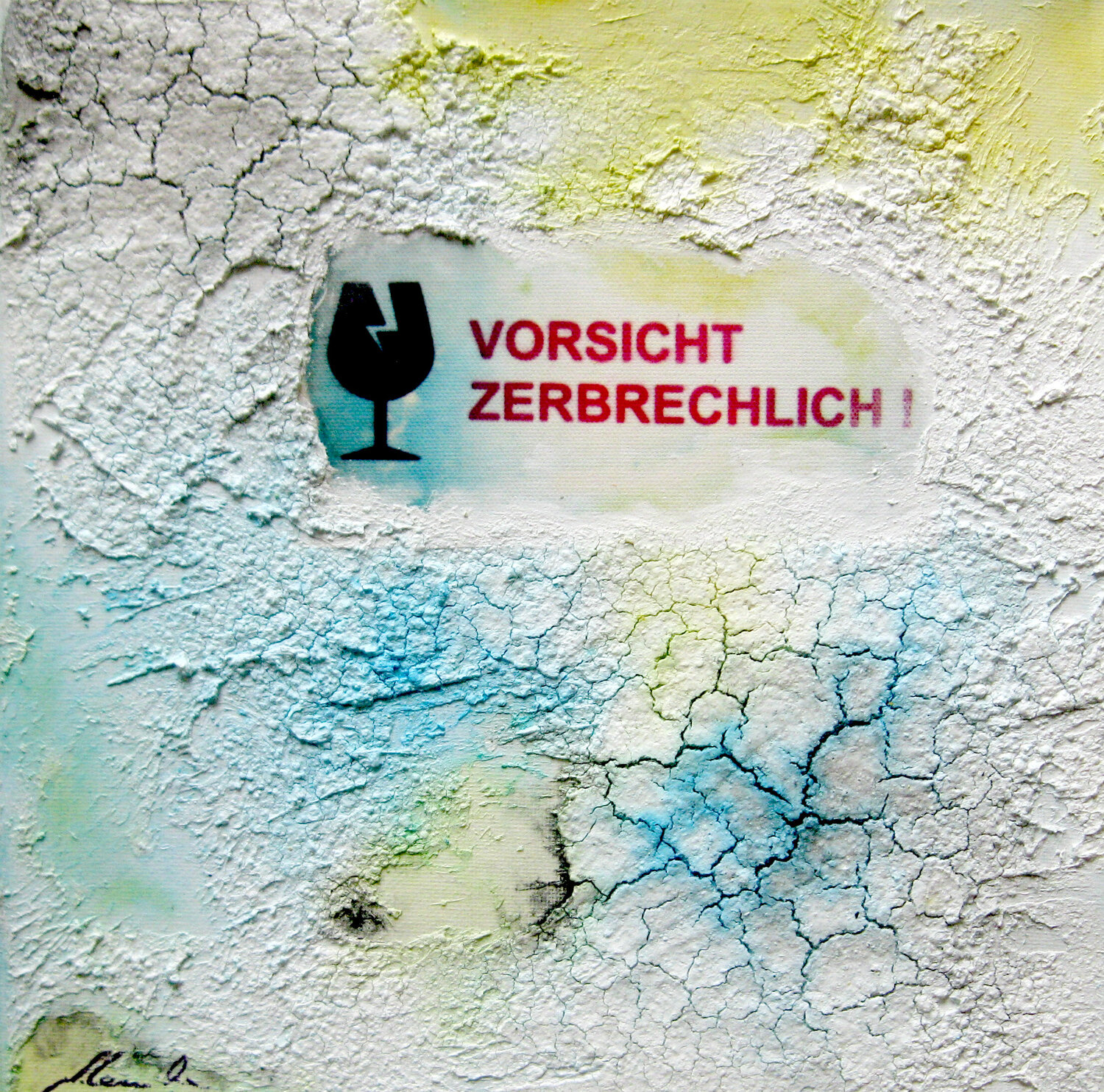 Fragil 5 Willi Lemke Original painting for sale