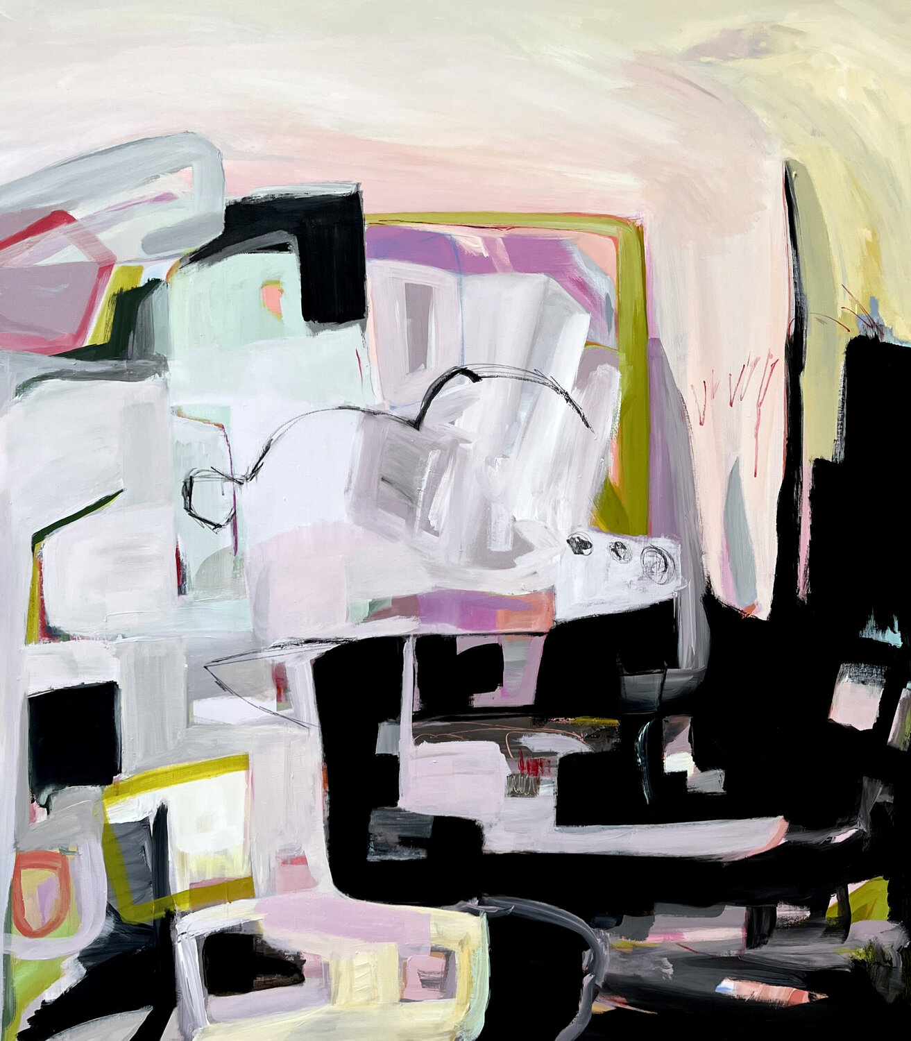 Show Don't Tell #4 Irene Nelson Original painting for sale