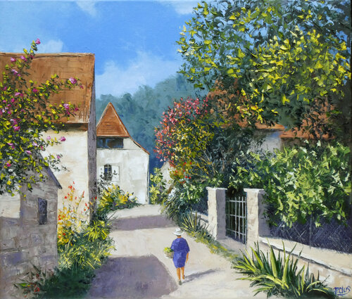 St Martin en vers by Pascal Clus, Painting for Sale on Select