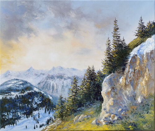 Fin d après midi aux Molliets by Pascal Clus, Painting for Sale on Select