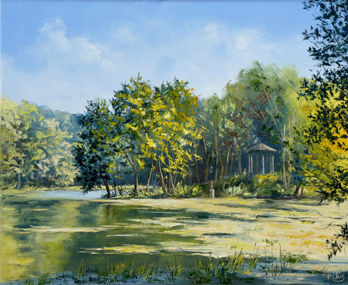 Etang à Ecot la Combe by Pascal Clus, Painting for Sale on Select