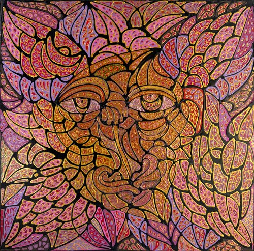 Laune in Lila by Ira Repey, Painting for Sale on Select