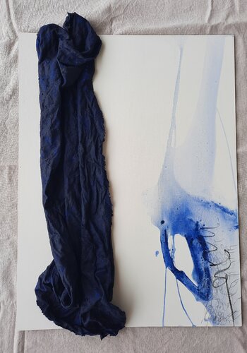 Seegeflüster Nr. 2 by Silvia Ingrid Hummer, Painting for Sale on Select