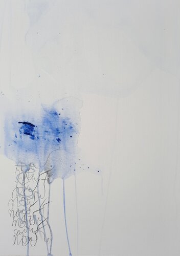 Seegeflüster Nr. 4 by Silvia Ingrid Hummer, Painting for Sale on Select