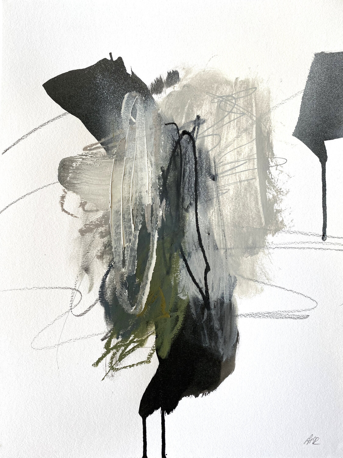 Erwarte das Unerwartete - Nr. 1 Silvia Ingrid Hummer Original painting for sale