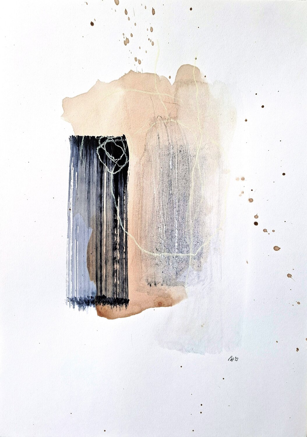 wine art - Nr. 1 Silvia Ingrid Hummer Originalgemälde zu verkaufen