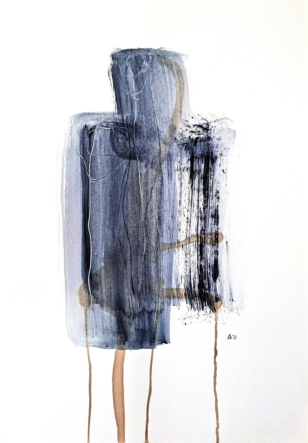 wine art - Nr. 8 Silvia Ingrid Hummer Originalgemälde zu verkaufen