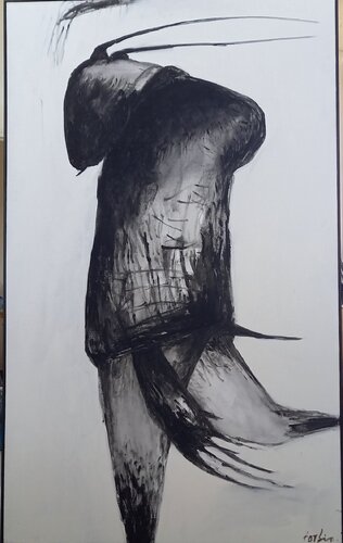 Série Noire 3 by Laurence Forbin, Painting for Sale on Select