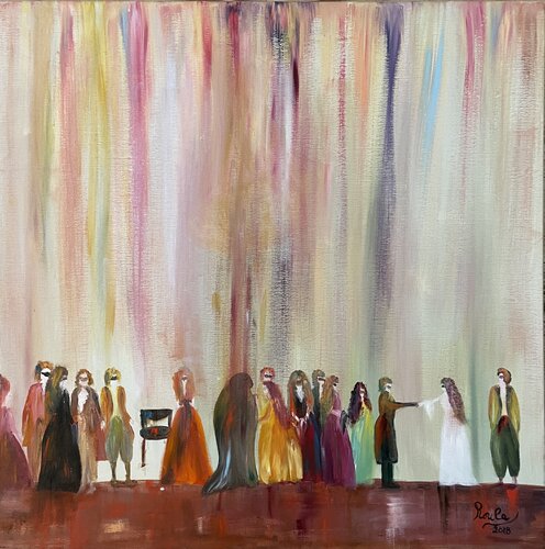 MASQUERADE von Roula Chreim, Malerei kaufen auf Select