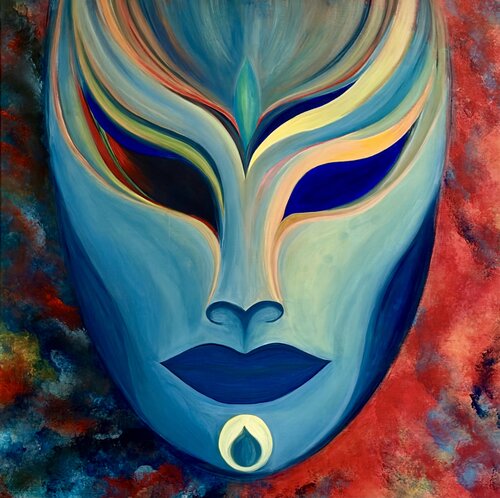 The Face Within von Roula Chreim, Malerei kaufen auf Select