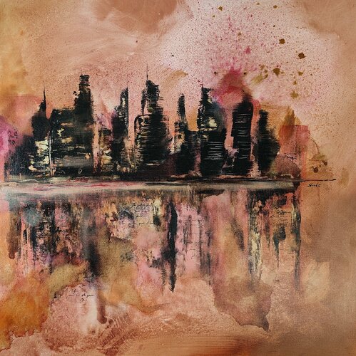 Manhattan by Johanna Sanna, Painting for Sale on Select