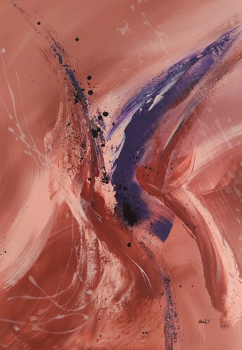 Vermillon by Johanna Sanna, Painting for Sale on Select