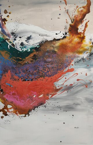 Évasion céleste by Johanna Sanna, Painting for Sale on Select