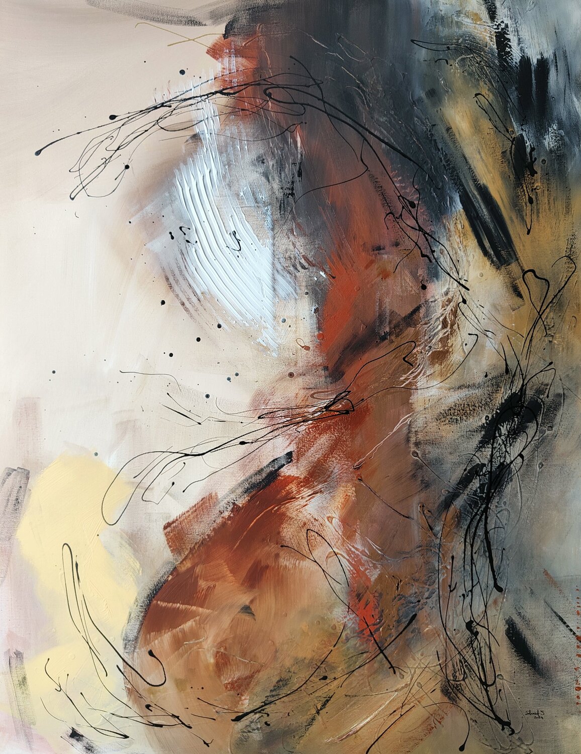 Trophée Johanna Sanna Original painting for sale