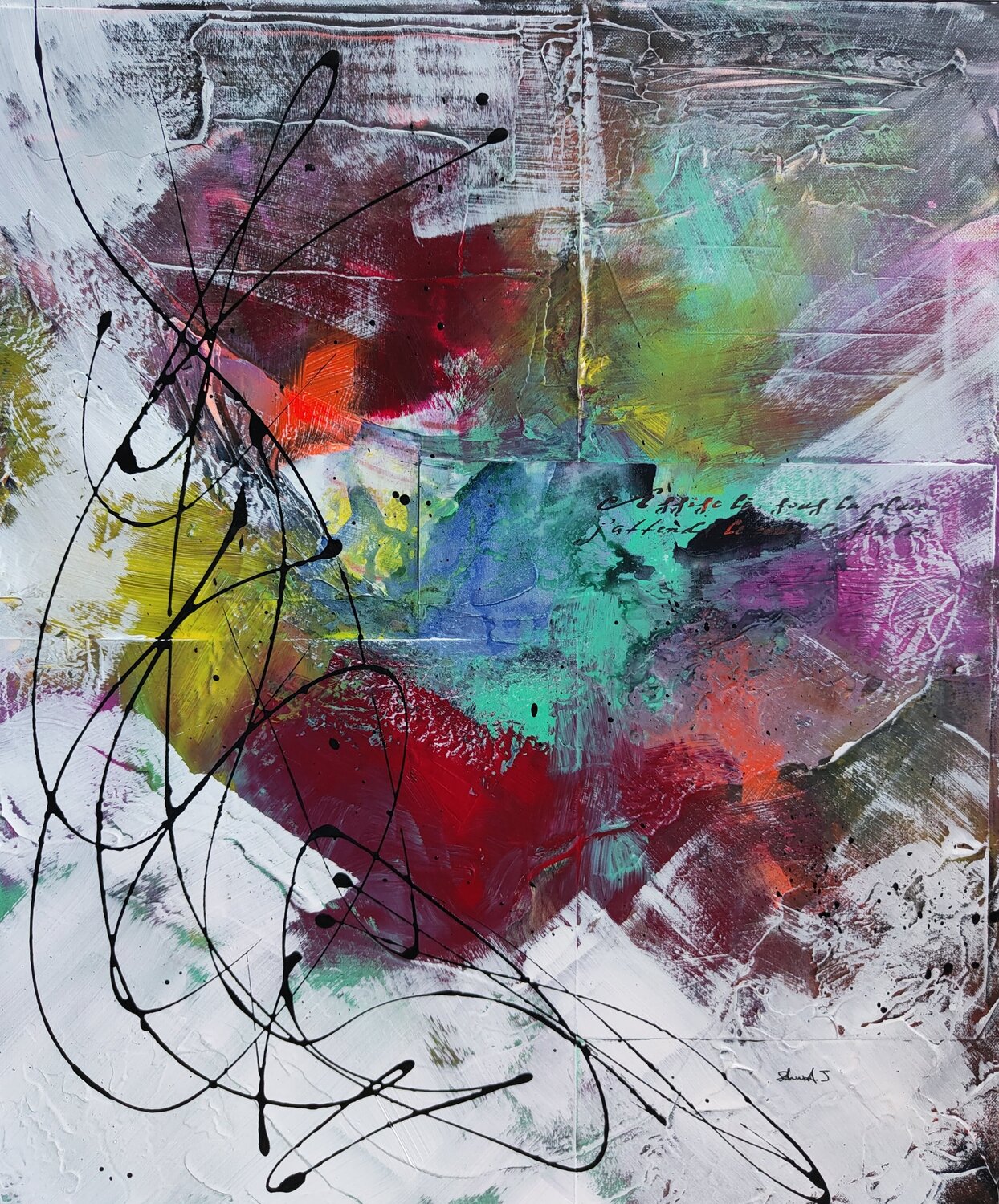 Coup de foudre Johanna Sanna Original painting for sale