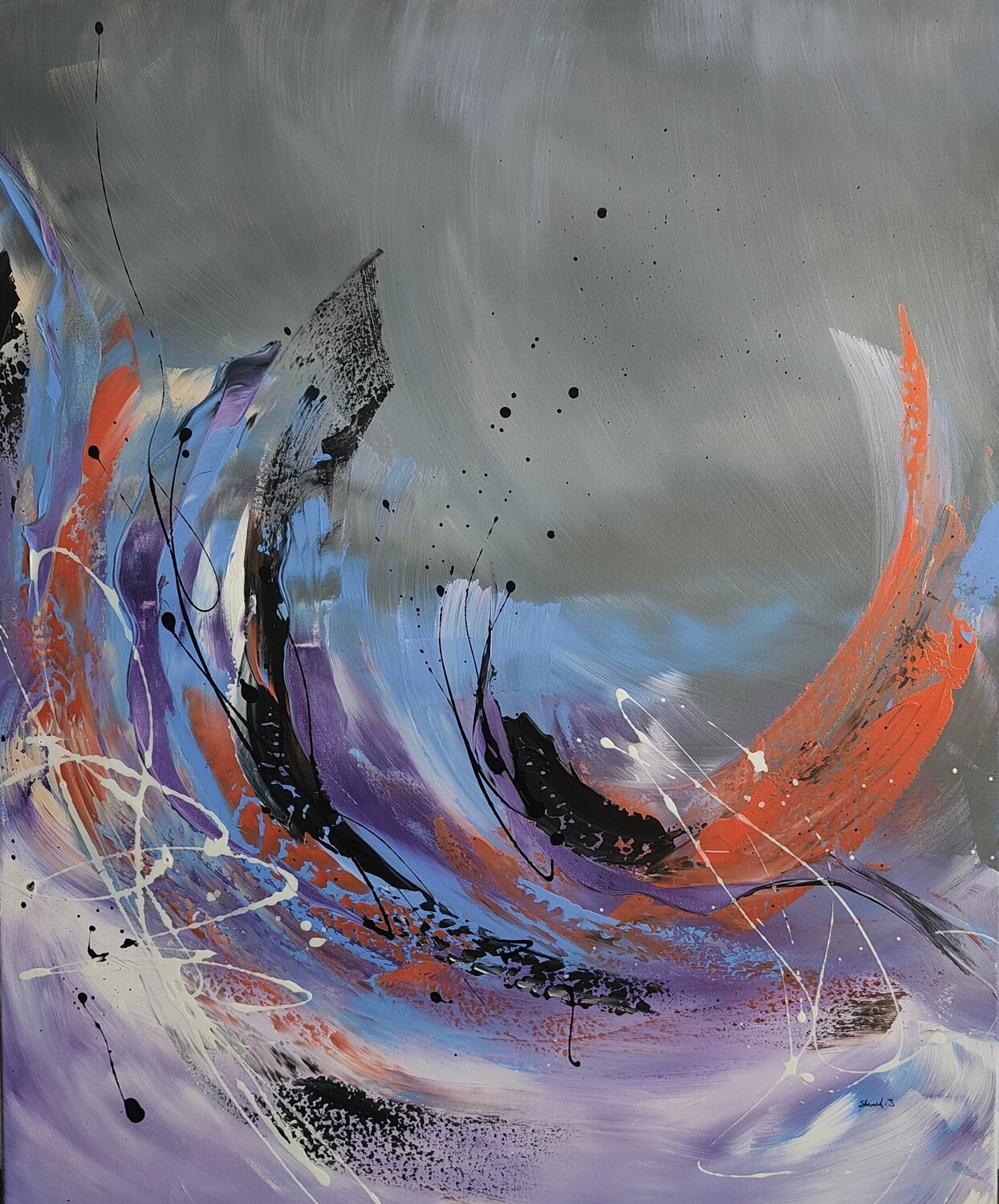 Vibration Astrale Johanna Sanna Original painting for sale