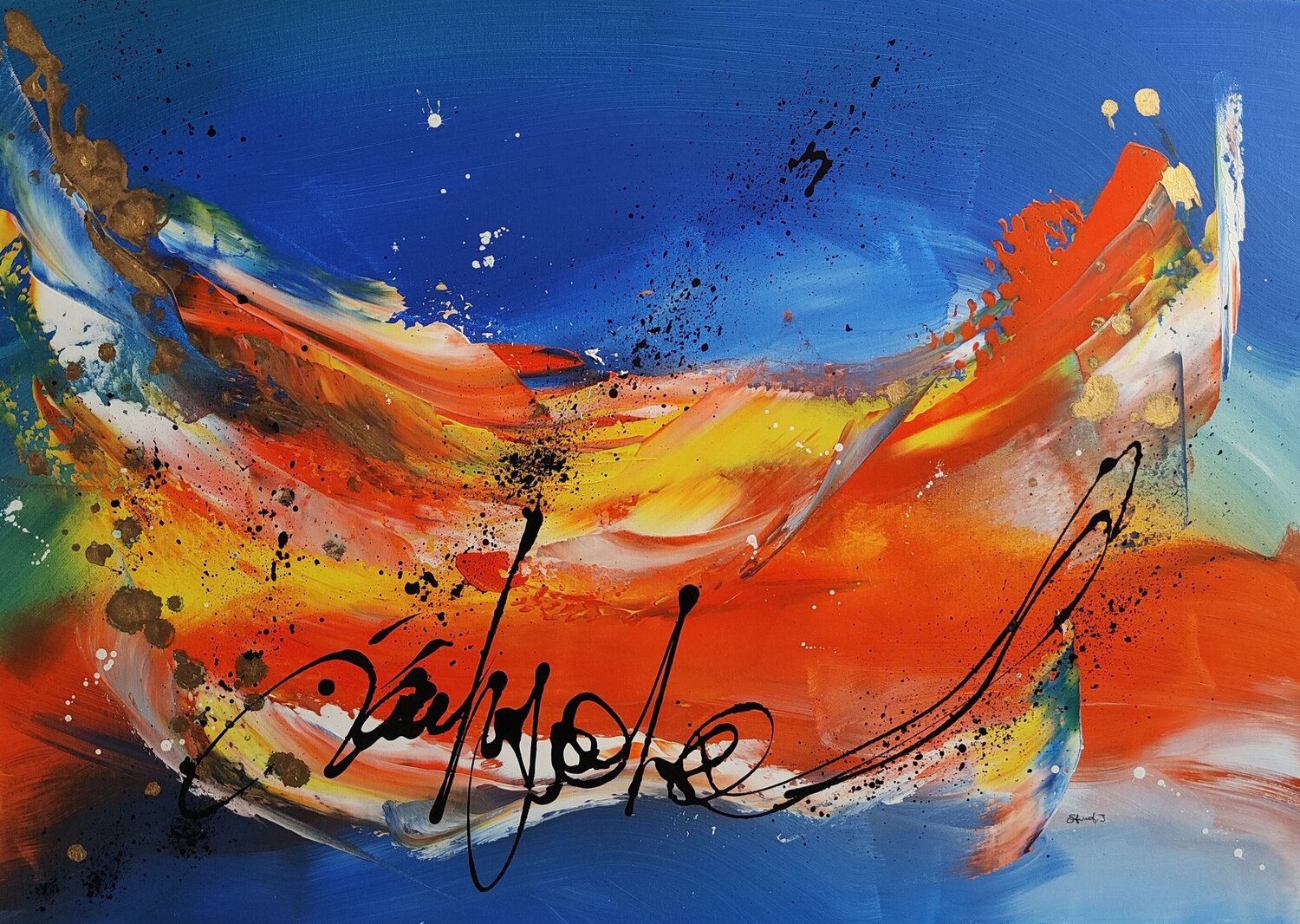 Température de lumière Johanna Sanna Original painting for sale