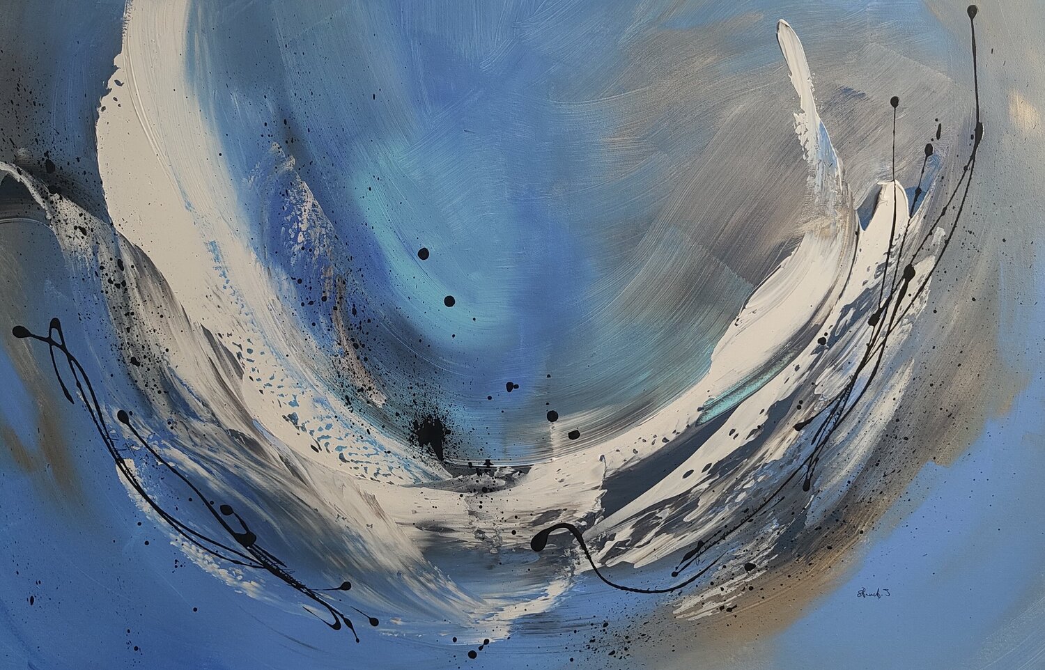 Résonnance Johanna Sanna Original painting for sale