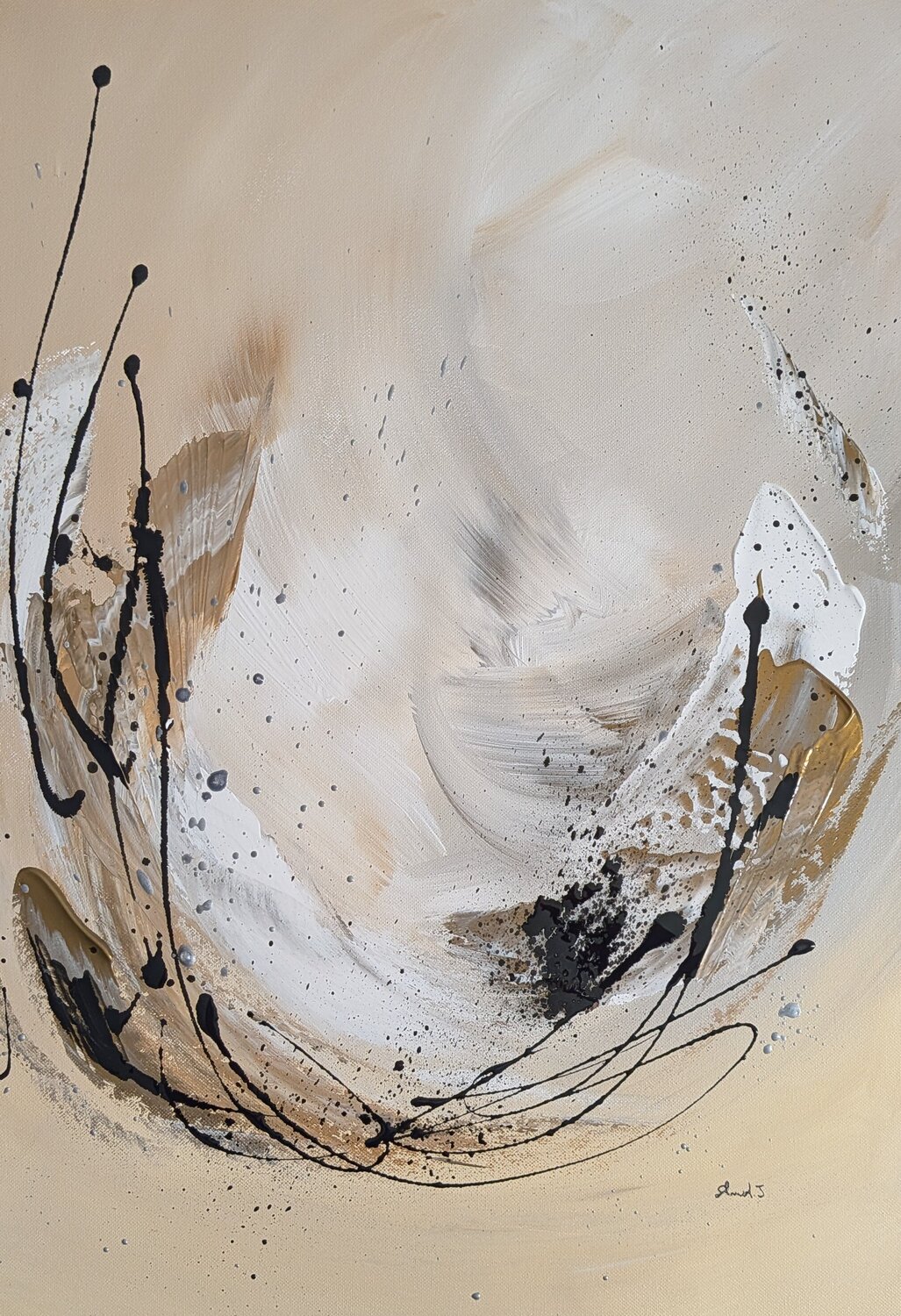 Émergence Johanna Sanna Original painting for sale