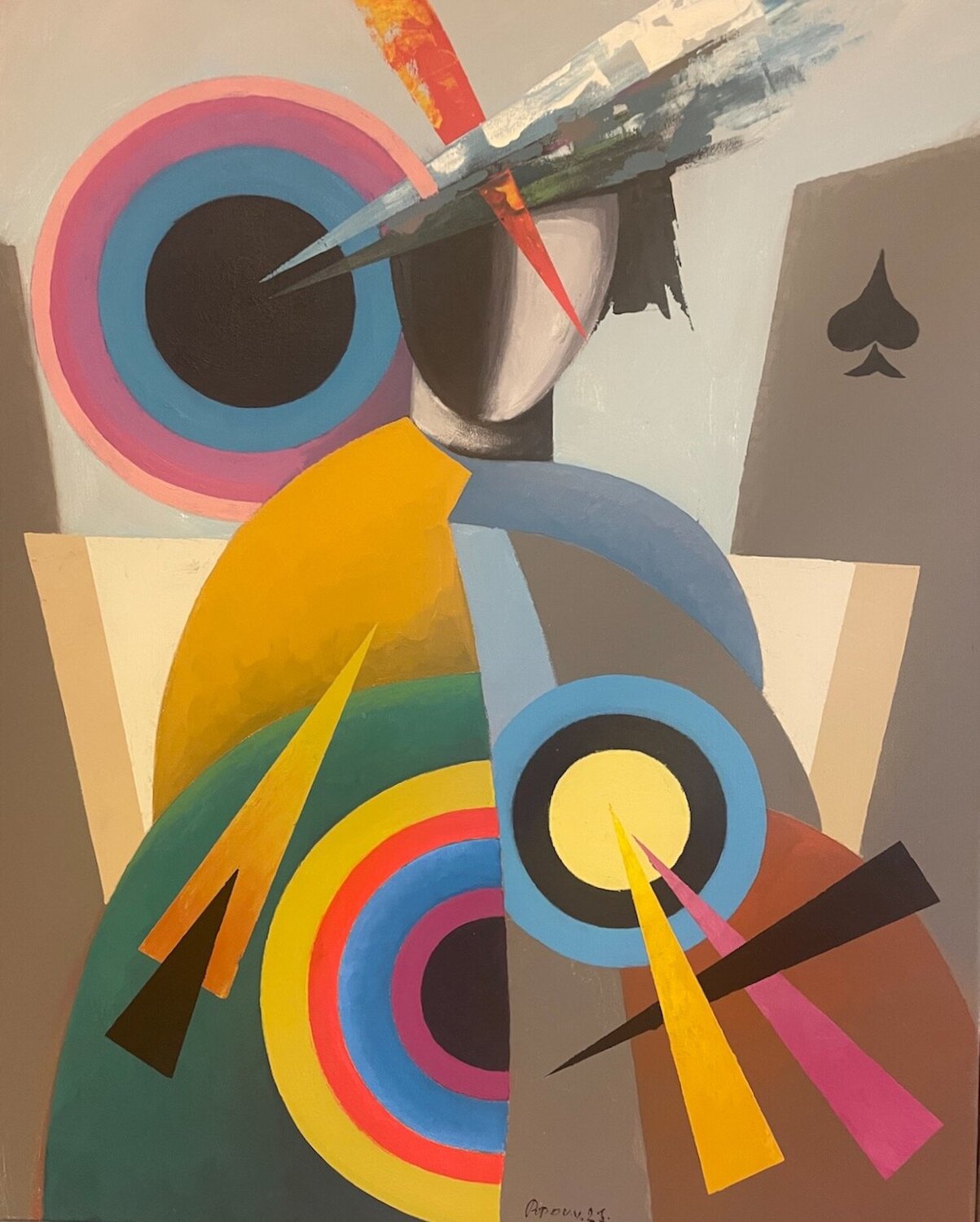 Jack in einem Schönnen Spiell Victor Popov Original painting for sale