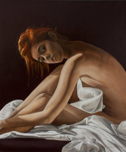Wake Up by Jean-Pierre André Leclercq, Painting for Sale on Select