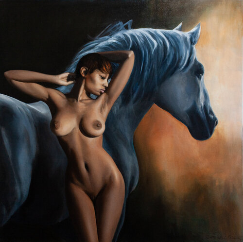 Communion (2) by Jean-Pierre André Leclercq, Painting for Sale on Select
