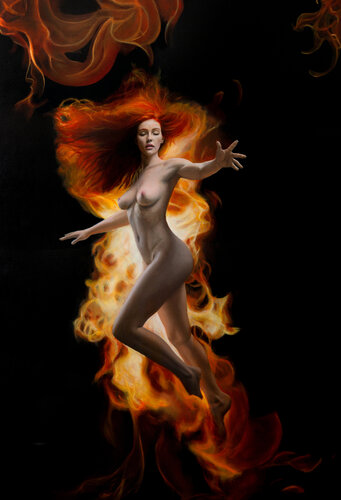 The Spell (Marina 16) by Jean-Pierre André Leclercq, Painting for Sale on Select