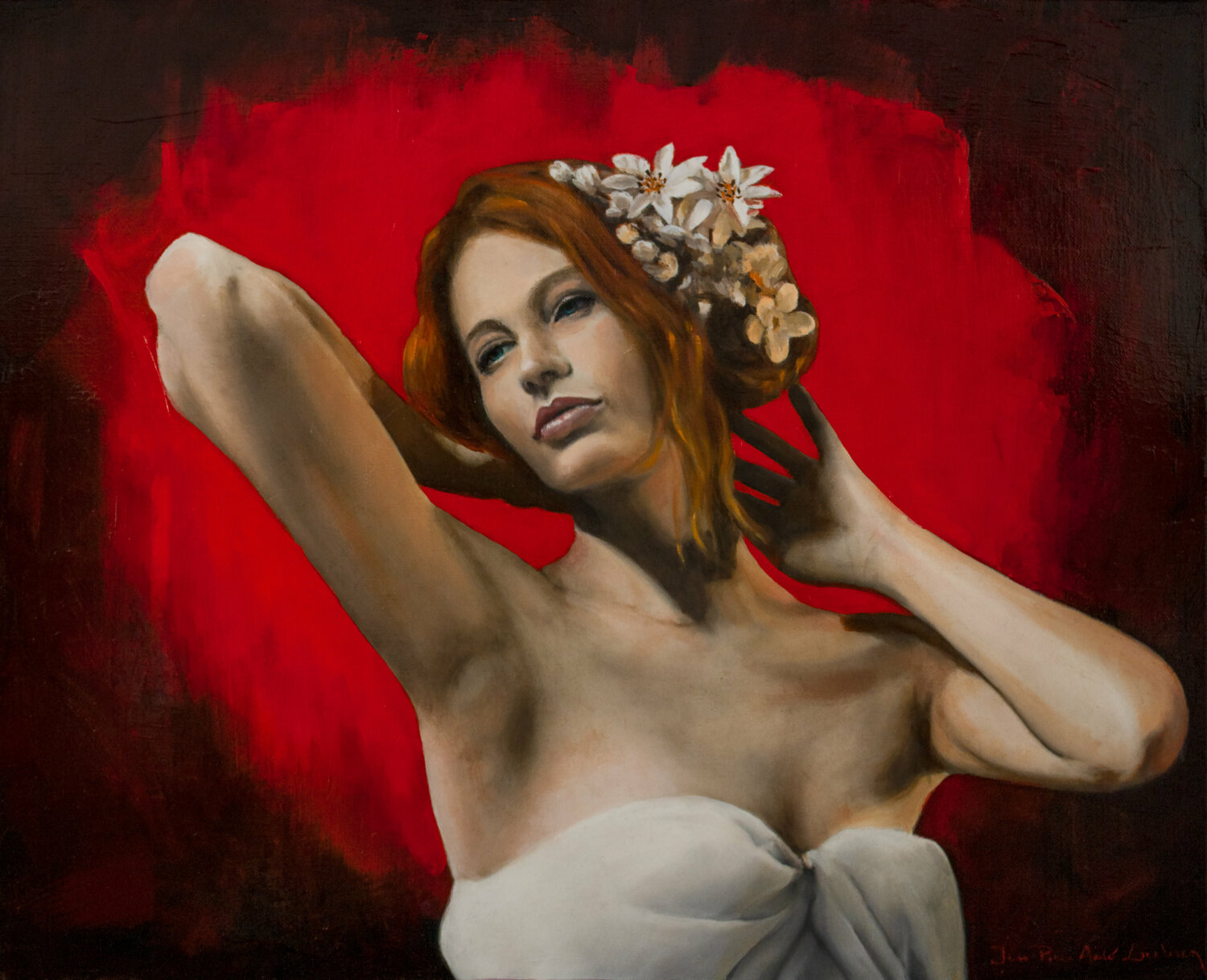 Art Nouveau Jean-Pierre André Leclercq Original painting for sale