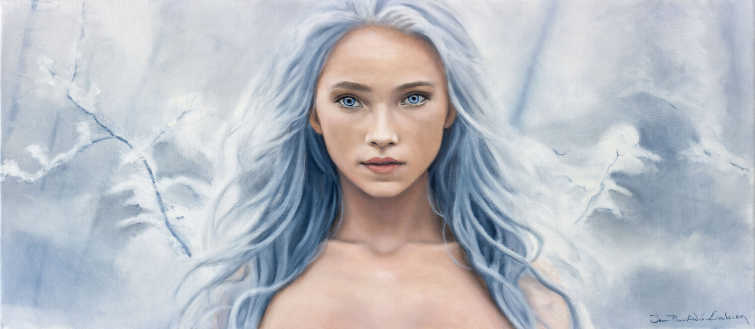 Frost Jean-Pierre André Leclercq Original painting for sale