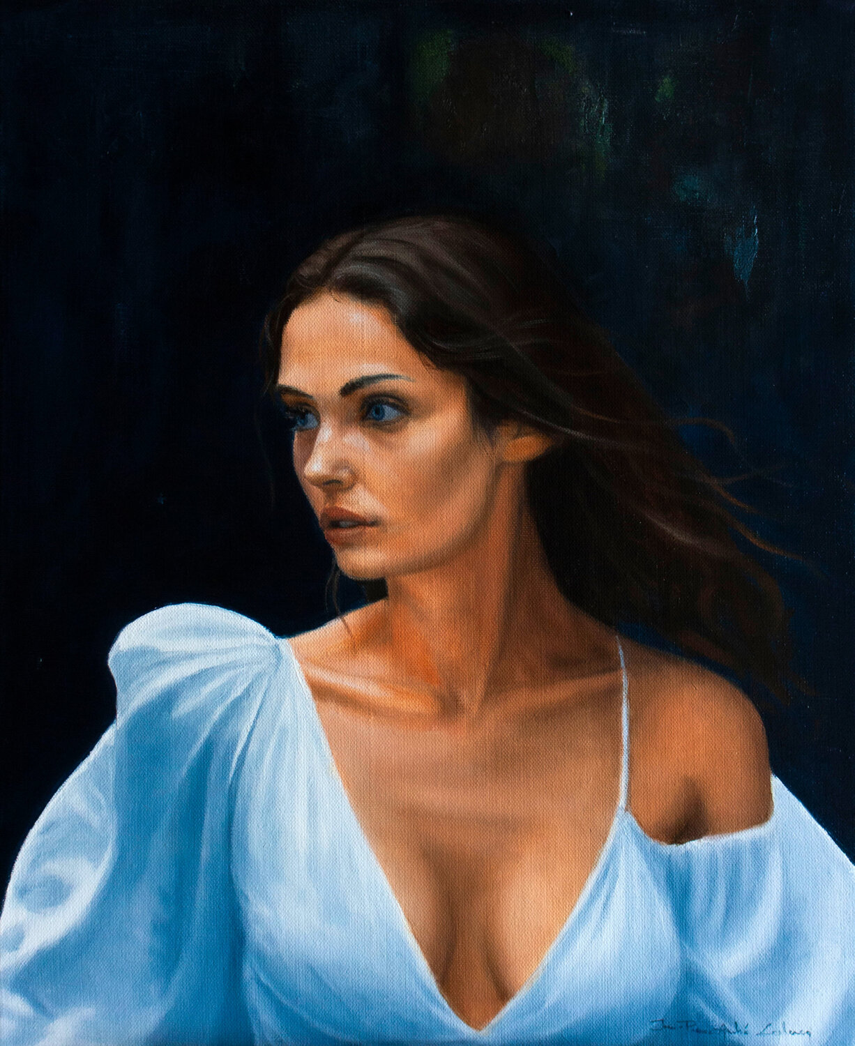 Florence Jean-Pierre André Leclercq Original painting for sale