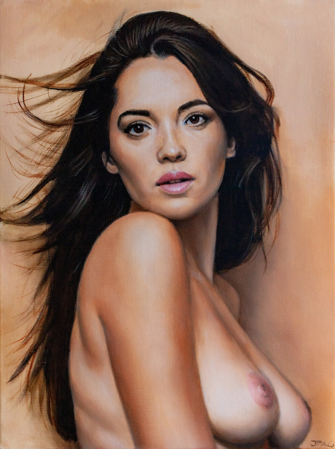 Alina Jean-Pierre André Leclercq Original painting for sale