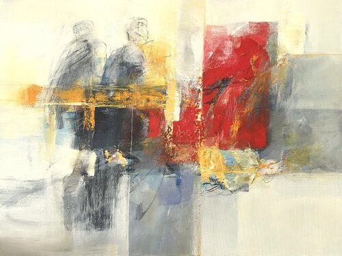 Le relazioni by Patrizia Simonetti, Painting for Sale on Select