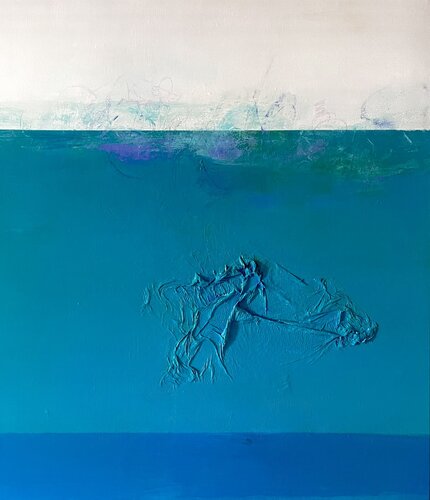 Linea di confine by Patrizia Simonetti, Painting for Sale on Select