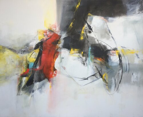 Tra le nuvole by Patrizia Simonetti, Painting for Sale on Select