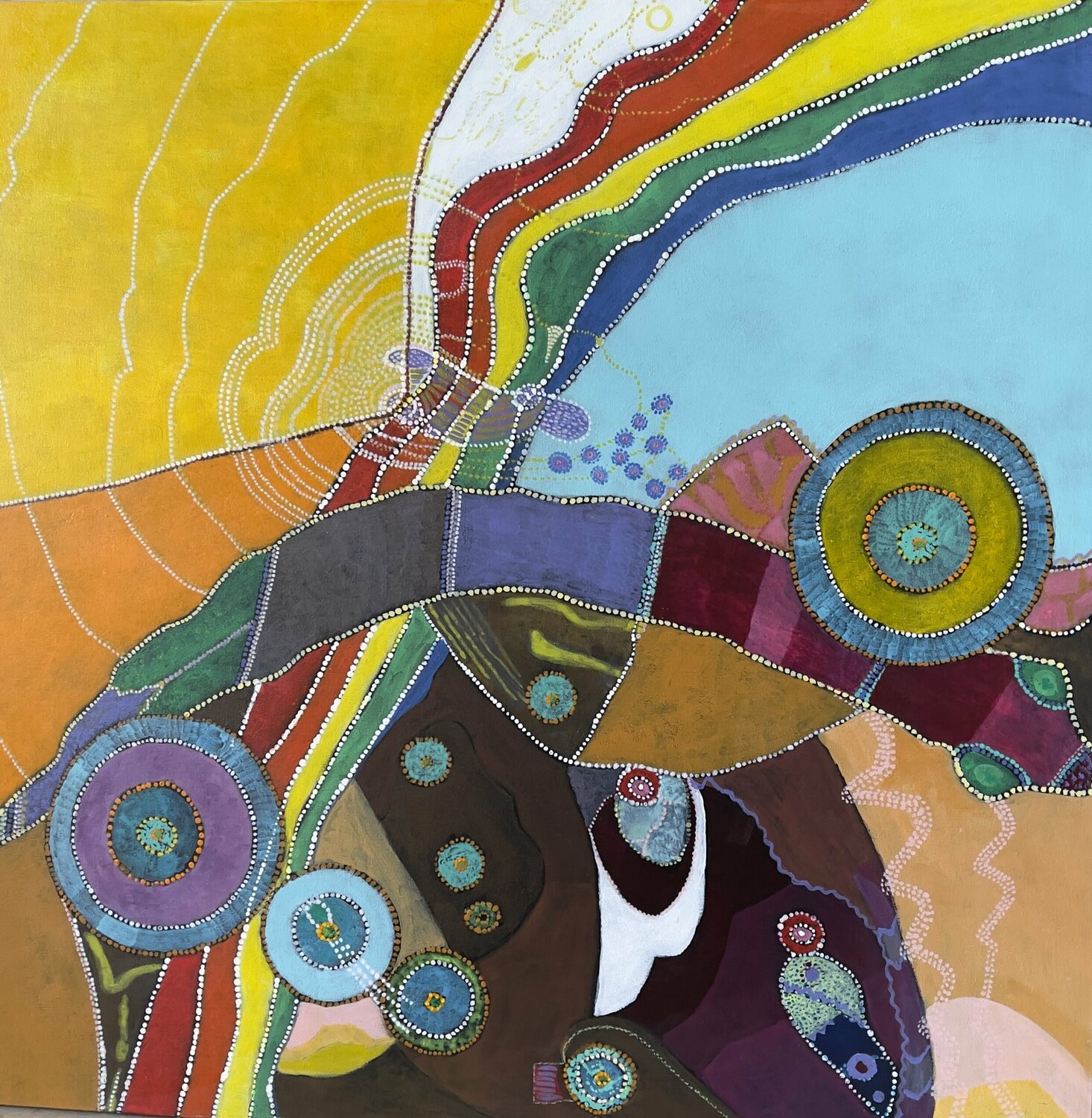 Tra cielo e terra Patrizia Simonetti Original painting for sale