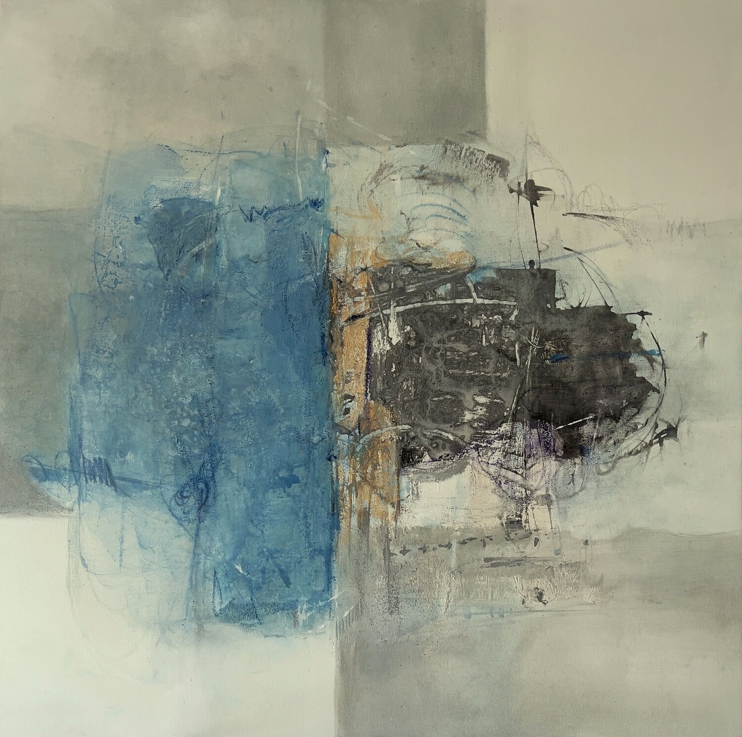 Vita nello spazio Patrizia Simonetti Original painting for sale