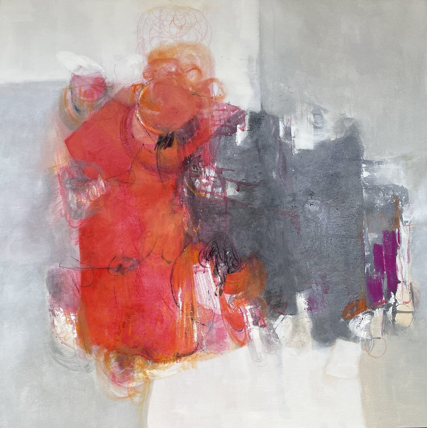 Salto dal buio Patrizia Simonetti Original painting for sale