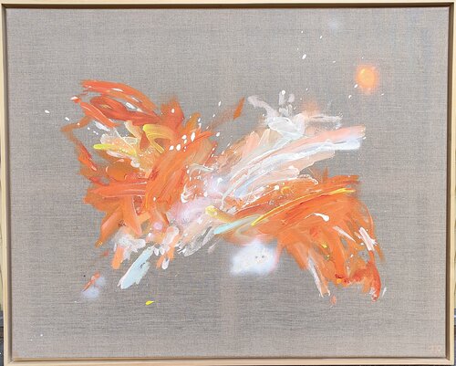 foxy orange by Franziska Raffaël, Painting for Sale on Select