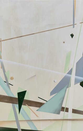florentine geometry by Franziska Raffaël, Painting for Sale on Select