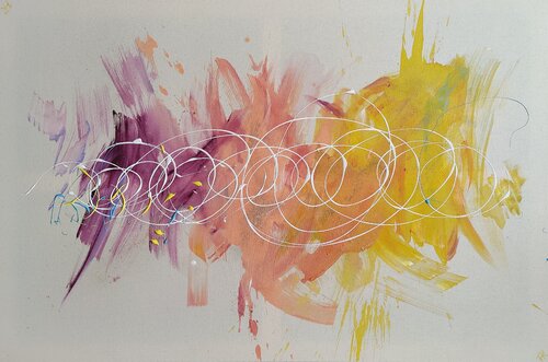 what goes around, comes around by Franziska Raffaël, Painting for Sale on Select