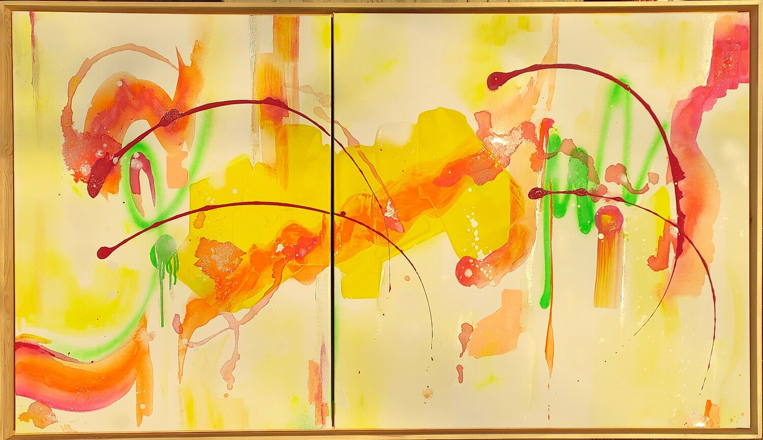 reicht dir das, my love Franziska Raffaël Original painting for sale