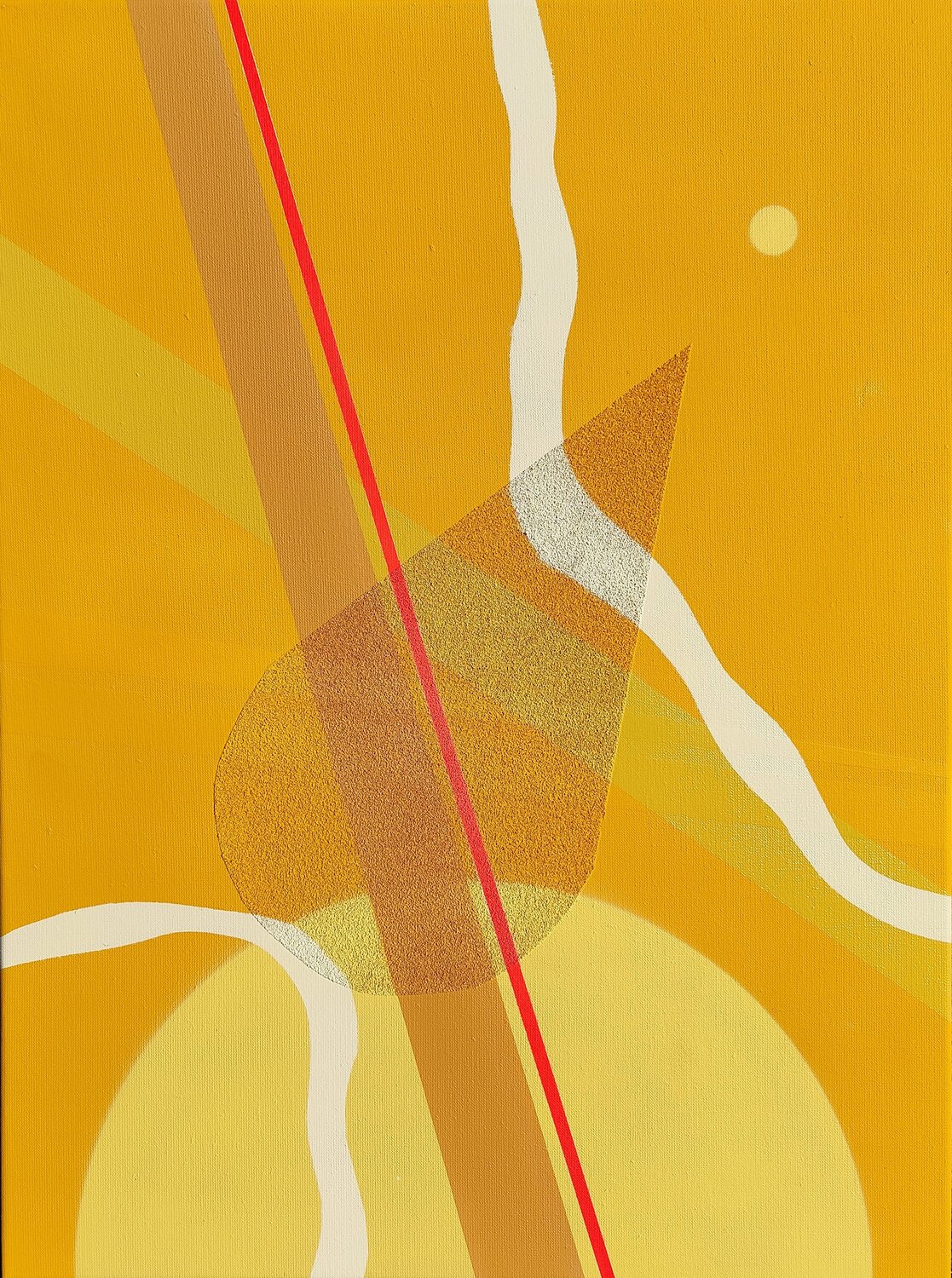 follow the sun Franziska Raffaël Original painting for sale