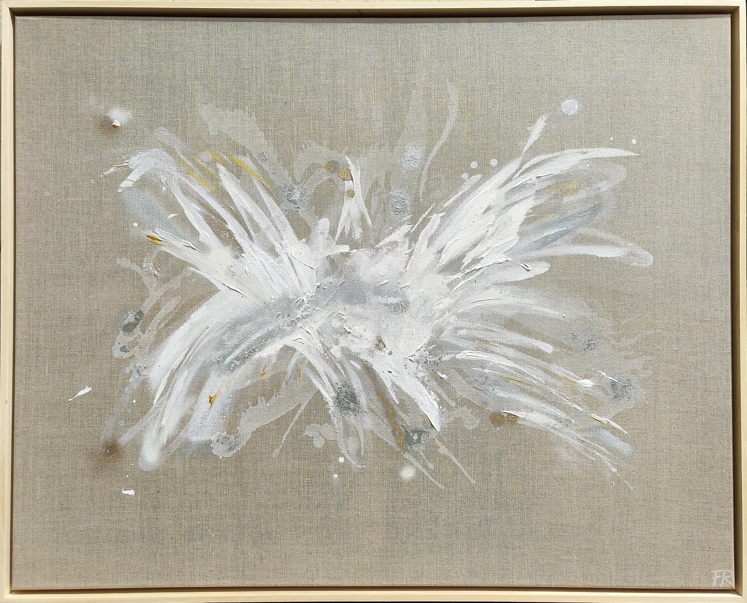 sunflake Franziska Raffaël Original painting for sale