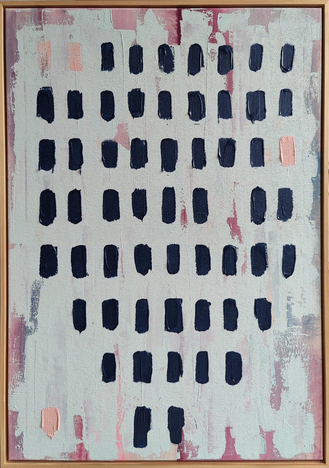 layers of insecurity Franziska Raffaël Original painting for sale