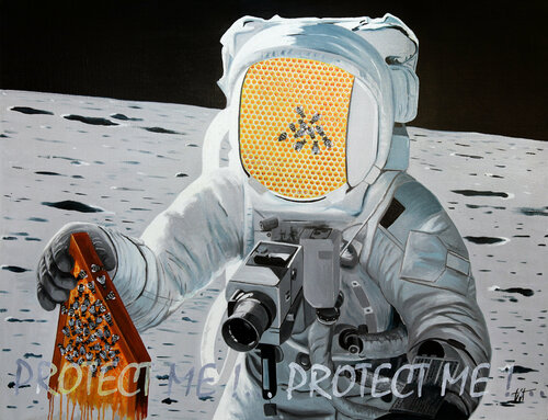 Protect me ! /4 by Jean Jacques Venturini, Painting for Sale on Select
