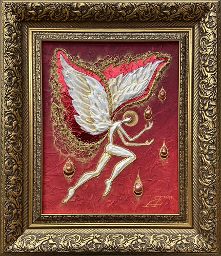An Angel of Inexhaustible Energy. by Alexander Jazykov, Painting for Sale on Select