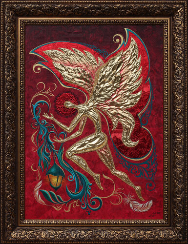 Angel Bringing Blessed Light. by Alexander Jazykov, Painting for Sale on Select